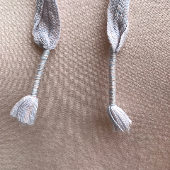 Lou & Grey Blush Pink Cropped Pullover Hoodie - Picture 3 of 6